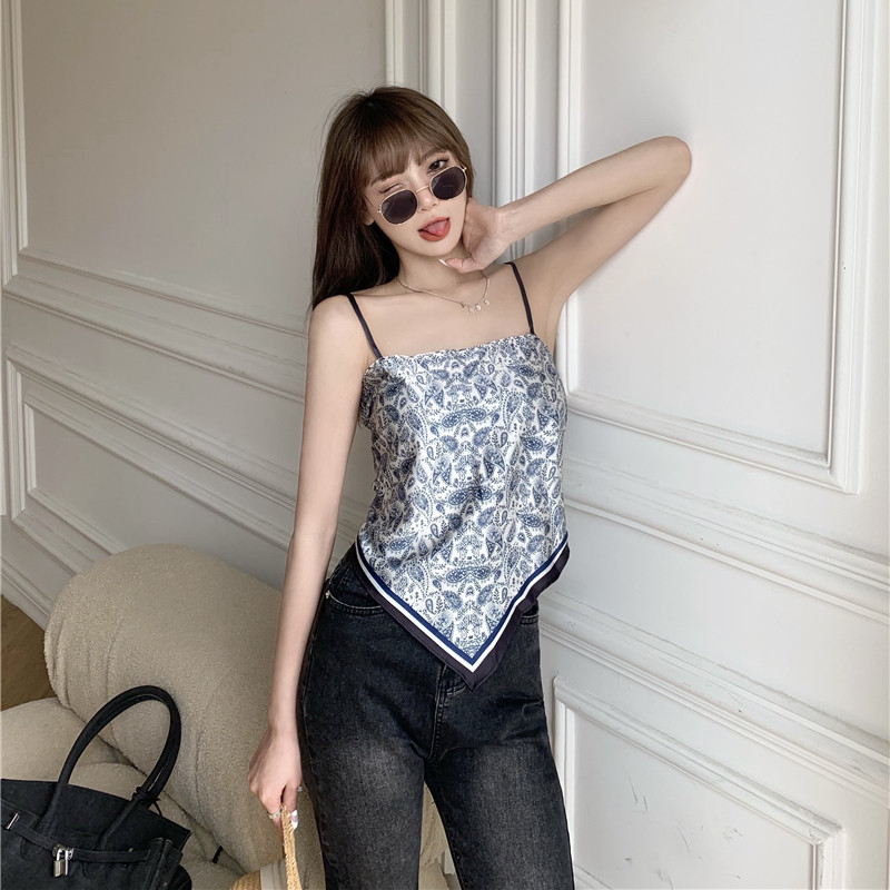 Áo Hai Dây Phong Cách Retro Quyến Rũ Cho Nữ | BigBuy360 - bigbuy360.vn