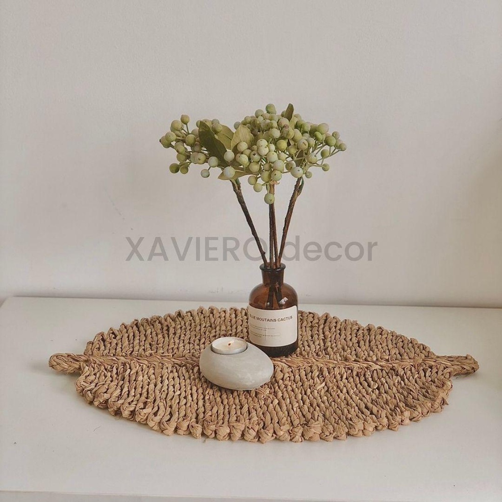 Cốc nến tealight/ Chậu cây mini, sen đá hình viên đá, đế đốt nến trang trí  - Xaviero Decor