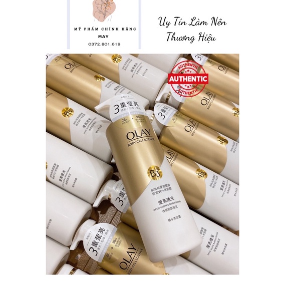 Sữa Tắm Trắng Da Olay B3 Vitamin C Bản Trung Chính Hãng