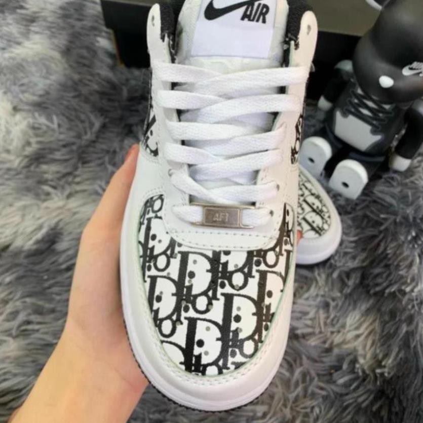 [Hot Trend - giảm giá] Giày Thể Thao Sneakers AF1 Dior Đen,𝐍𝐈𝐊𝐄 AIR FORCE ONE Xám Họa Tiết  siêu hot | BigBuy360 - bigbuy360.vn
