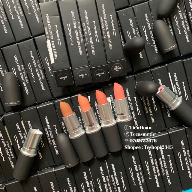 Son MAC Powder Kiss Lipstick Màu 314 Mull It Over