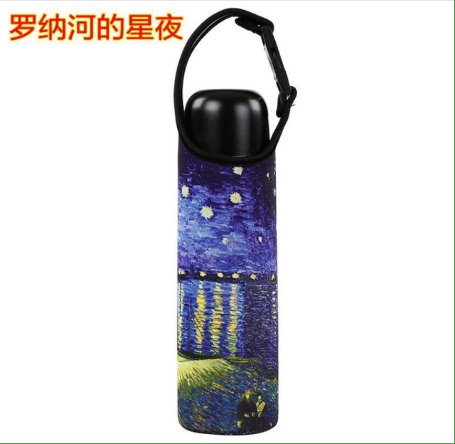 [Hot] Túi vải đựng bình nước siêu đẹp siêu bền - Túi đựng bảo vệ bình giữ nhiệt 24h loại 500ml