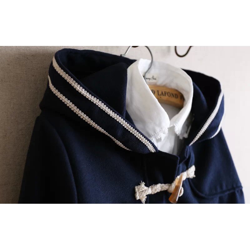 Áo ấm khoác dạ Thủy Thủ thu đông - Thời trang phong cách Nhật | WebRaoVat - webraovat.net.vn