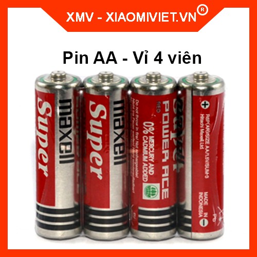 Pin Maxell AA - Dùng cho bàn phím Xiaomi, gối masage cổ...