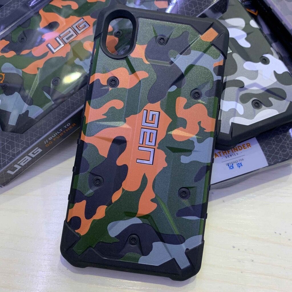 UAG Ốp Lưng Họa Tiết Rằn Ri Bảo Vệ Cho iPhone 11 pro 6 6S 7 8 plus X XS XR MAX
