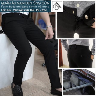 Quần âu nam, quần tây nam công sở , vải tuyết mưa T65 co dãn 4 chiều, không nhăn không bám bụi