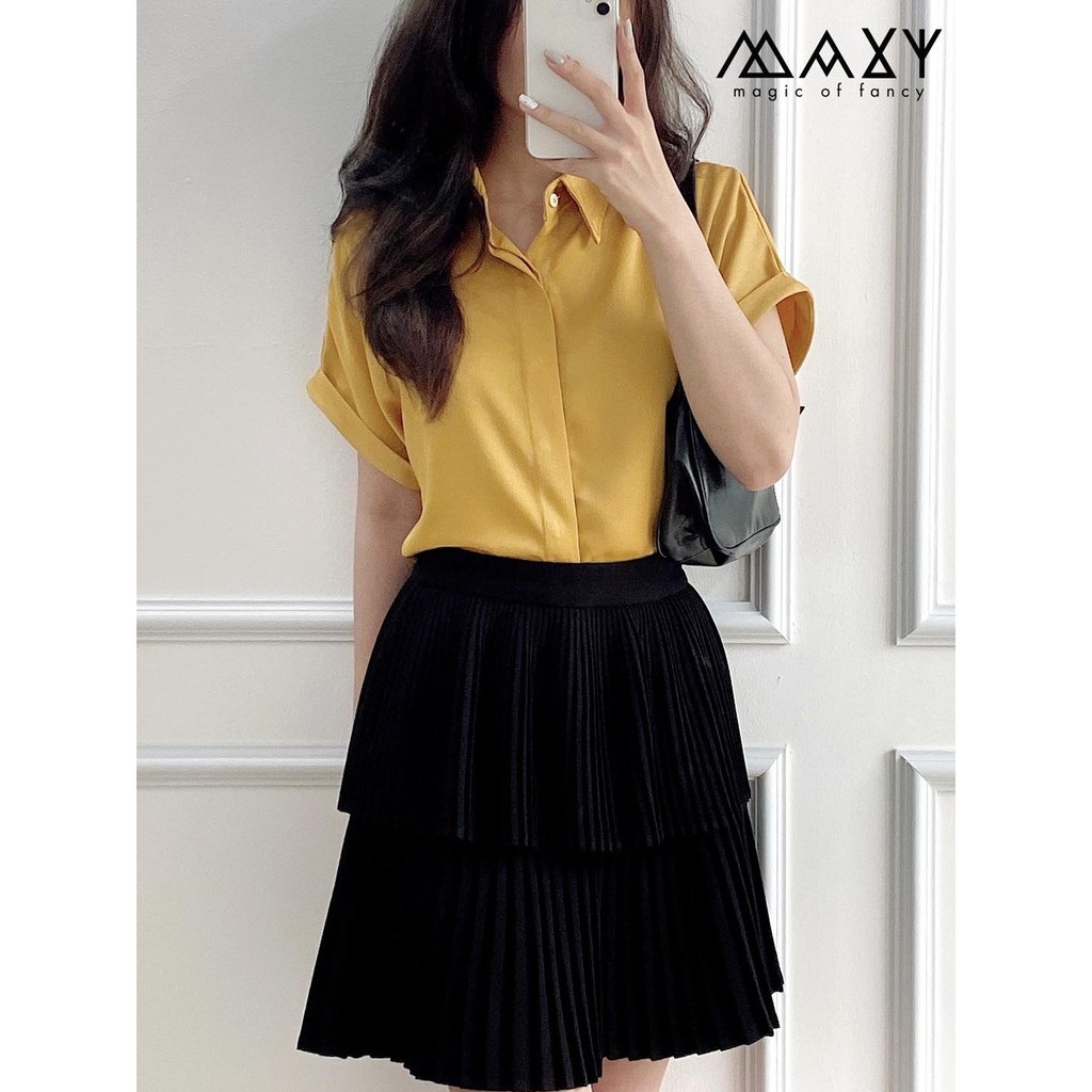 Áo sơ mi ngắn tay cánh dơi sleeve shirt Maxy Workshop