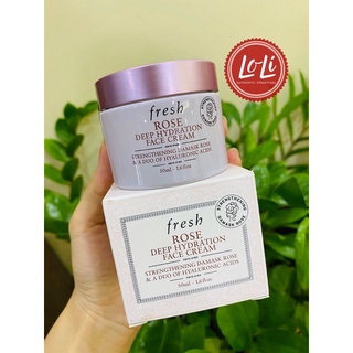 Kem dưỡng ẩm Fresh Rose Deep Hydration Face 50ml