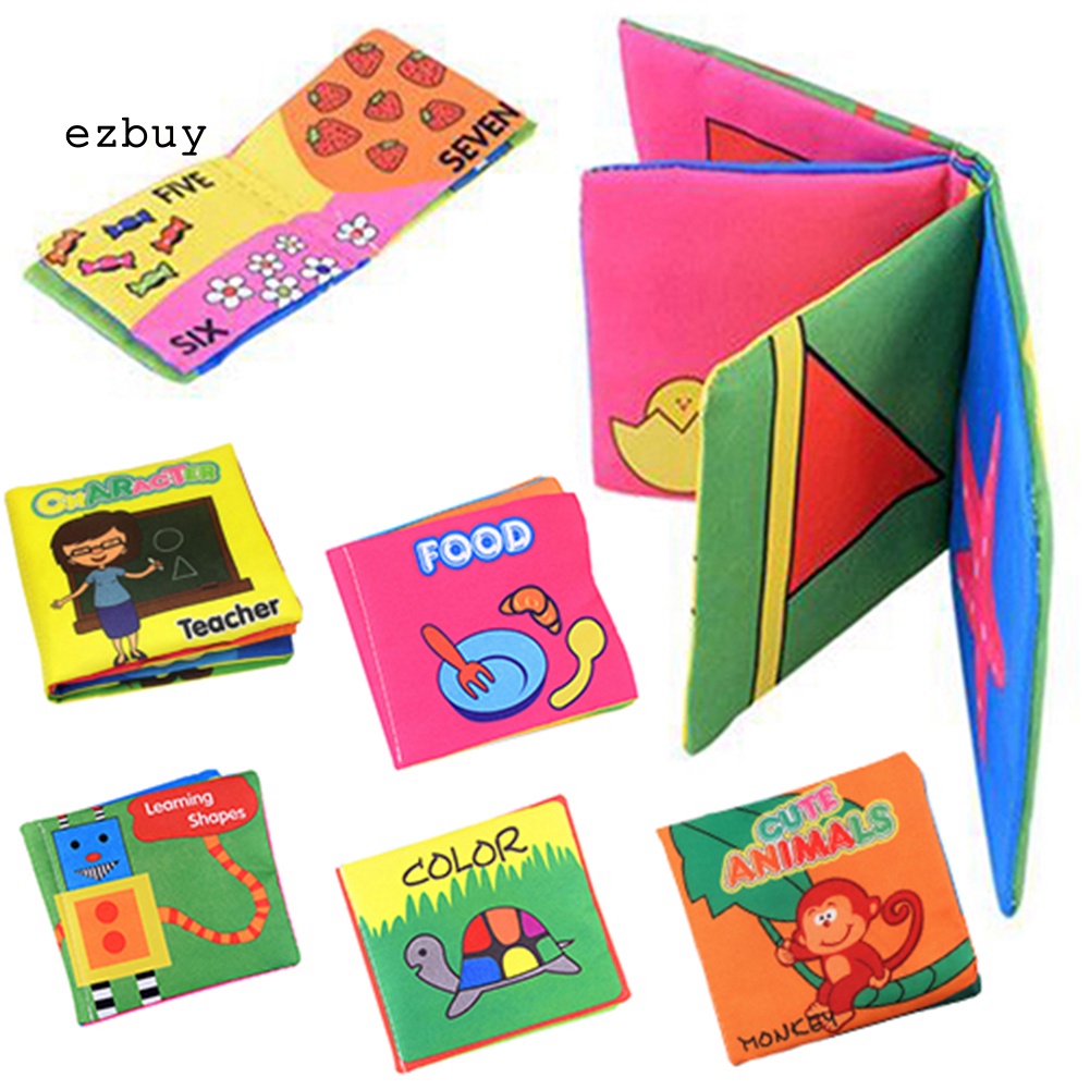 Sách Vải Phát Triển Trí Thông Minh Cho Bé Sơ Sinh