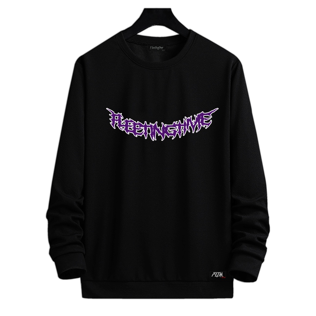 Hạm Đội - Áo Sweater Cổ Thuyền Quá Khổ Unisex Ngọn Lửa Chính Hãng