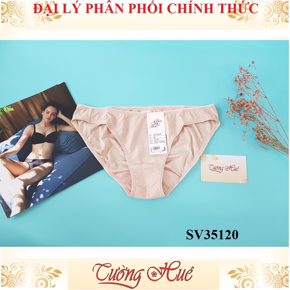 SALE SALE SALE - Quần lót nữ Bon Bon SV35120 in hoa chìm, lưng thấp.
