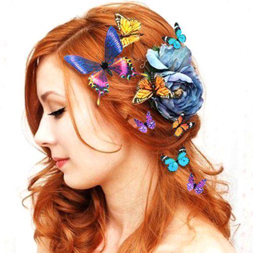 5 kẹp tóc hình bướm cho cô dâu