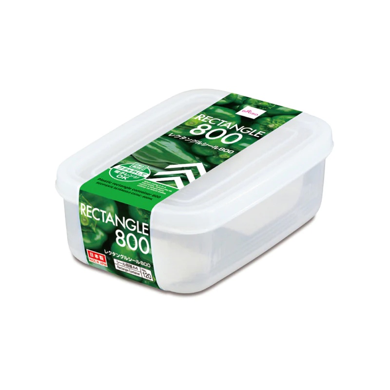 Daiso Hộp Nhựa Chữ Nhật 800Ml Plastic Food Container Rectangle 800