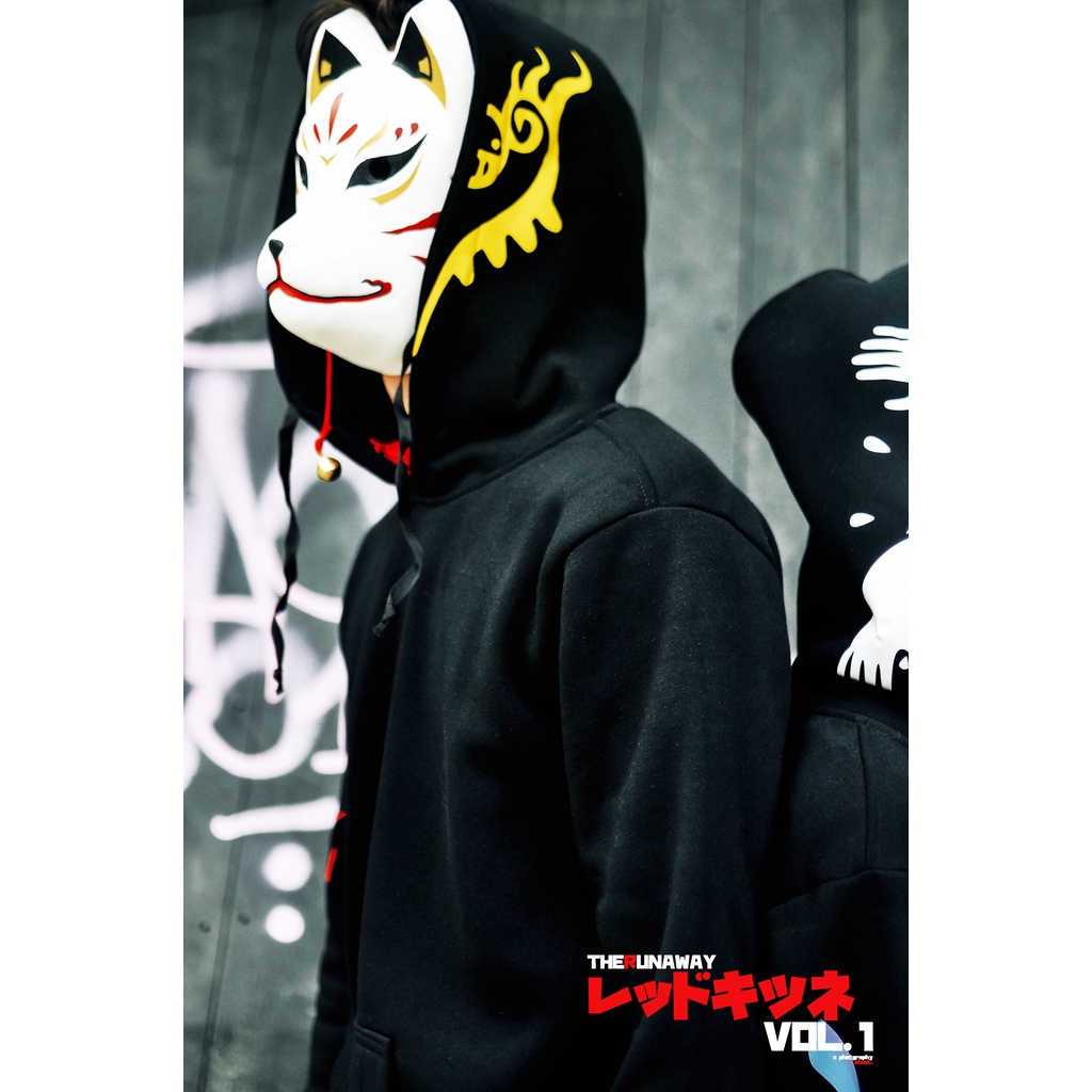 Áo Hoodie Urban Kitsune: Law Nỉ bông ngoại nhập by The Runaway