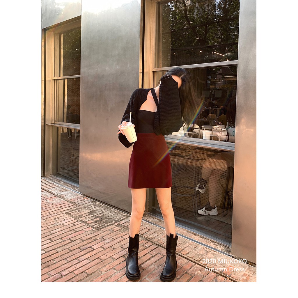 Chân Váy Nhung Chữ A