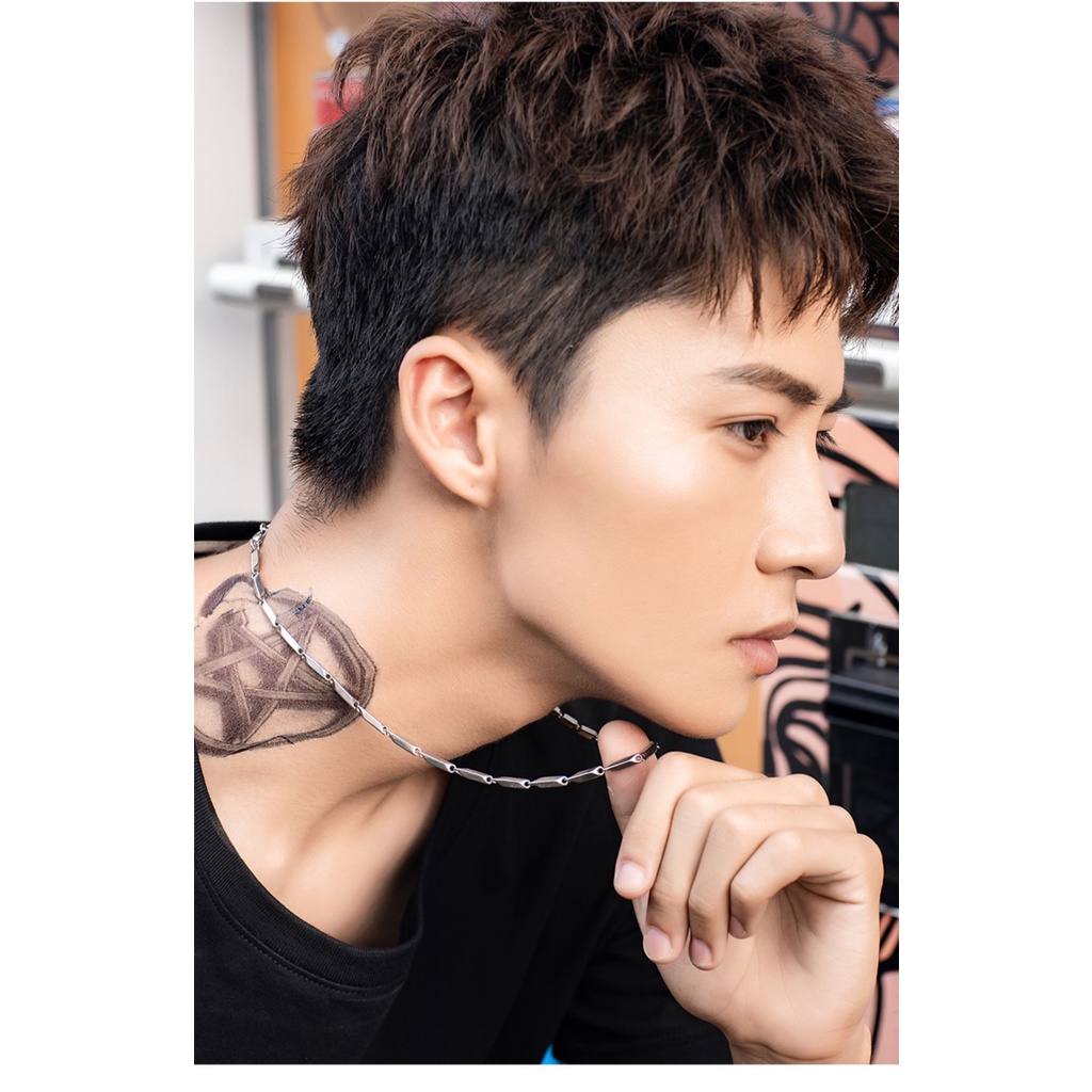 Dây chuyền nam titan vòng cổ Xích Trơn  Punstore thời trang basic unisex titan màu bạc đẹp không gỉ - Vòng Cổ Xích Trơn
