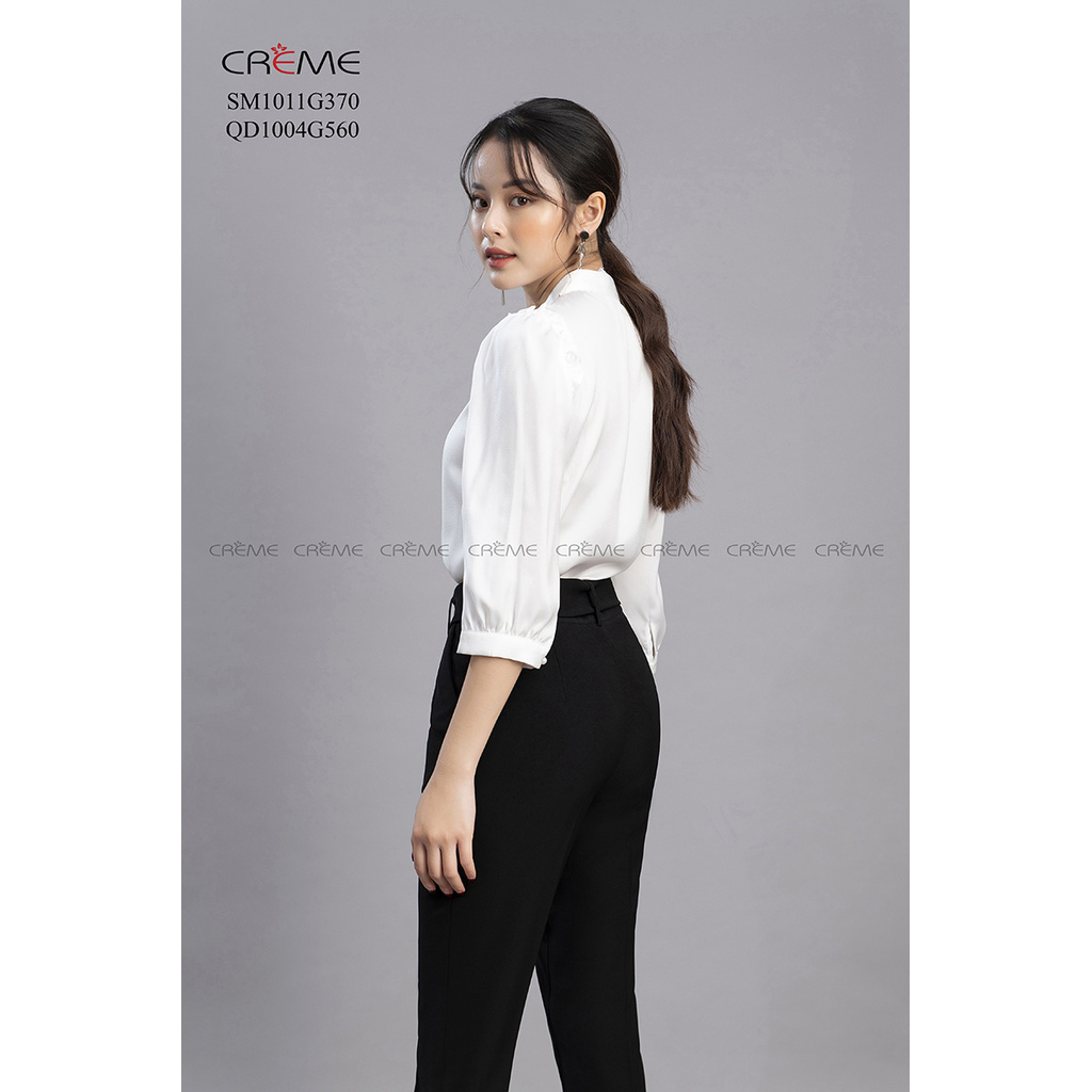 Quần tây đai rời che bụng tôn eo tuyệt đối QD1004 CREME | BigBuy360 - bigbuy360.vn