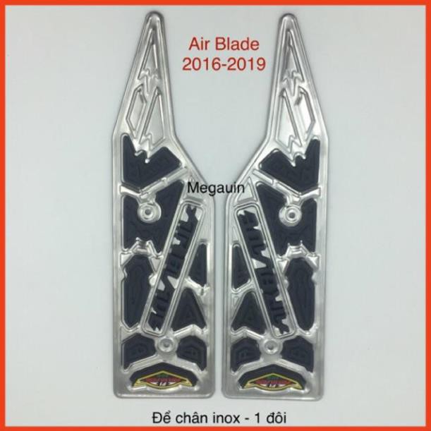 Thảm để chân inox Air Blade 2013 - 2020 (giá 1 đôi)