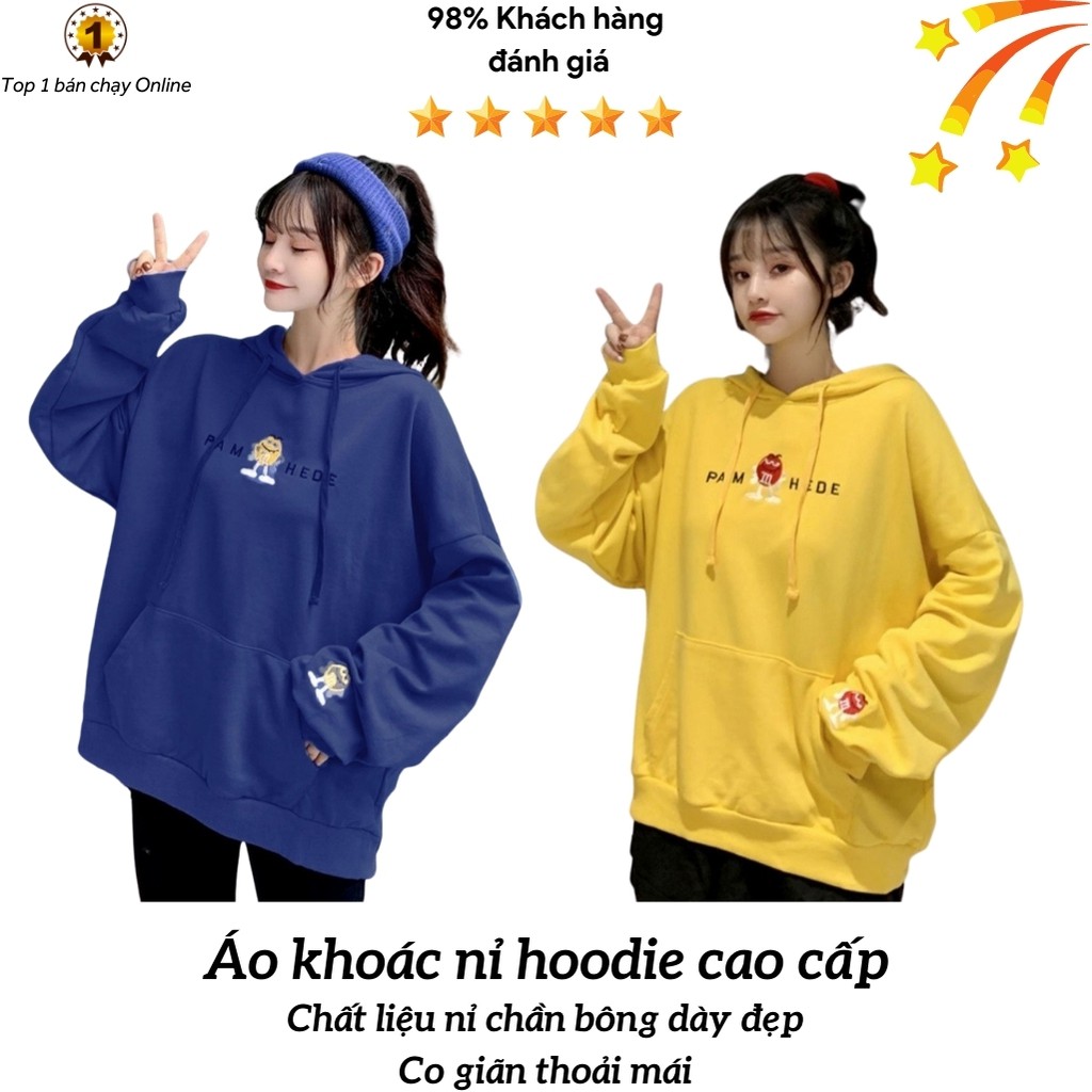 Áo khoác nỉ Hoodie KN24 PAM HEDE [ FREESHIP ] | BigBuy360 - bigbuy360.vn