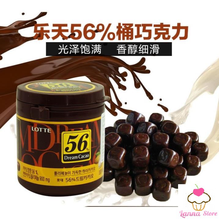 [Mã GROSALEHOT giảm 8% đơn 250K] Chocolate đắng Lotte Dream Cacao 56% - 72% hủ 86gr - Hàn Quốc | BigBuy360 - bigbuy360.vn