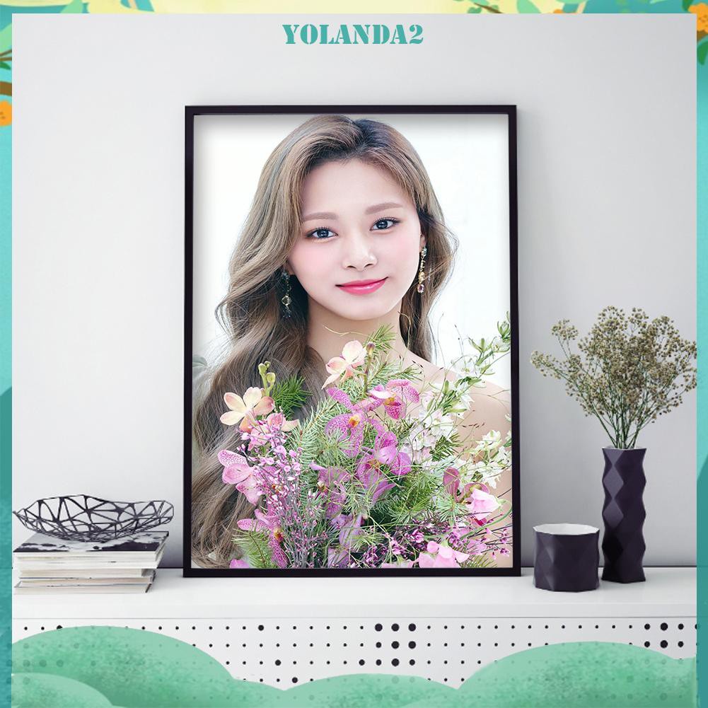 Bộ tranh đính đá 5D hình nhóm nhạc TWICE DIY