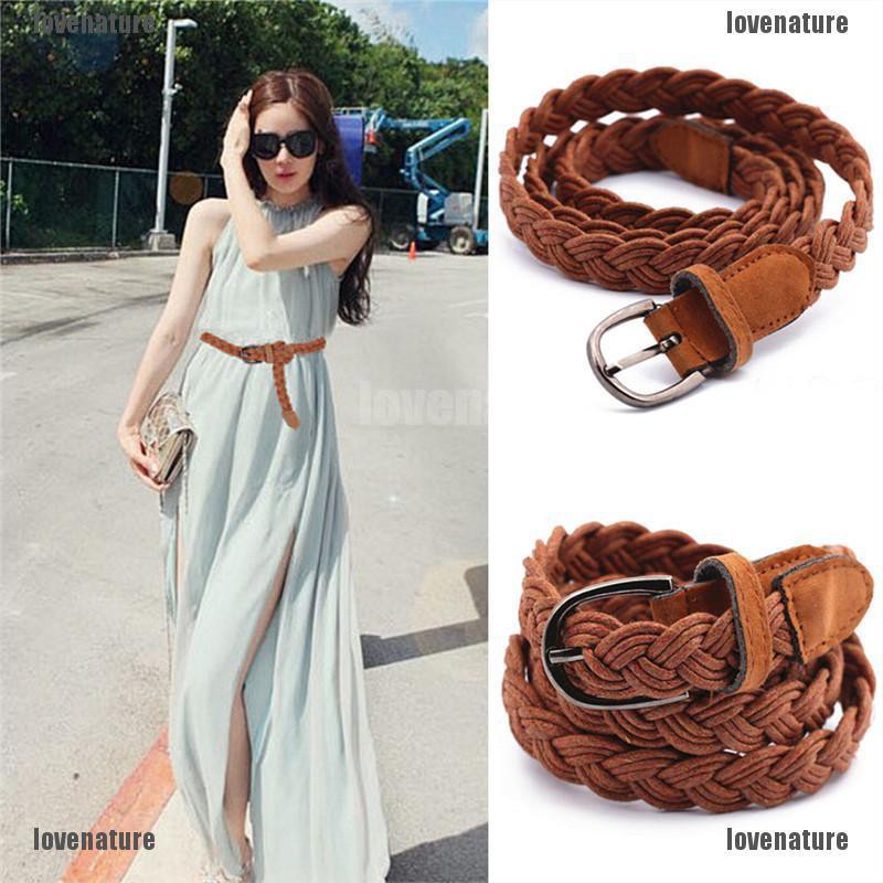 Thắt lưng đan dây thời trang nữ