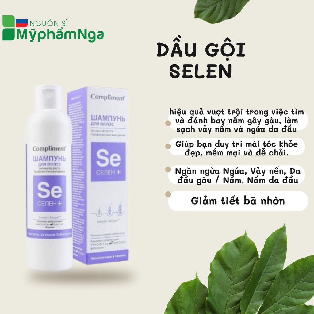 Dầu gội SE Selen Compliment kích mọc và chống rụng tóc