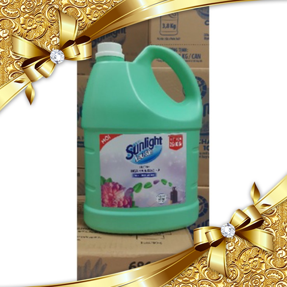 Nước Lau Sàn Sunlight Hương Hoa Hạ và bạc hà can 3.6Kg