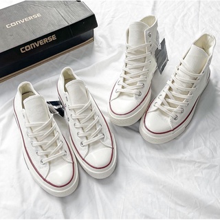 Giày con.verse chuck taylor all star classic high black 2 màu be - đen full box bill