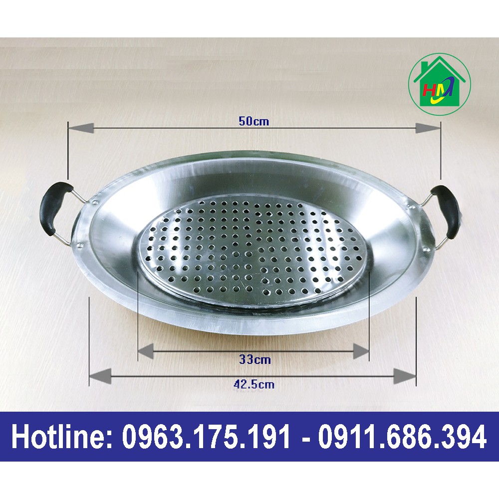 Khay Cá Chép Om Dưa Inox Đẹp