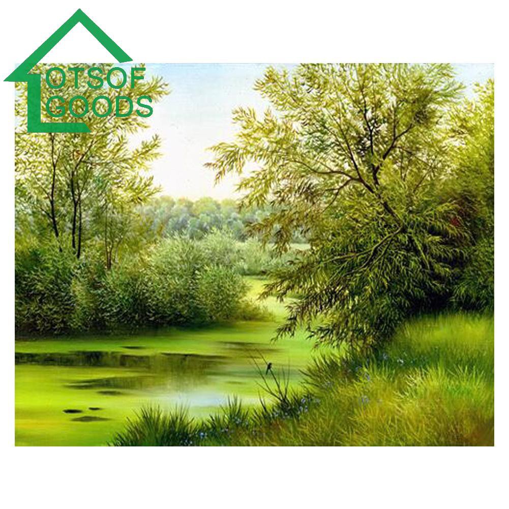 Tranh đính đá 5D tự làm hình phong cảnh độc đáo | BigBuy360 - bigbuy360.vn