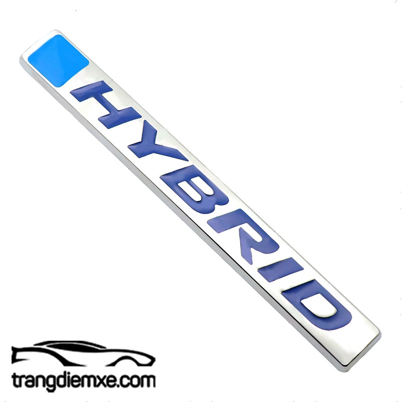 Logo Dán Thanh Chắn Bùn Đuôi Xe Hybrid - Phù Hợp Cho Xe Hybrid Honda Civic Odyssey Accord 5
