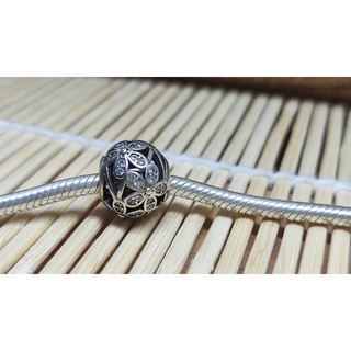 GauBee Charm bạc 925 hoa daisy bạc s925