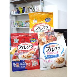 Ngũ cốc trái cây Calbee Nhật 800g đỏ