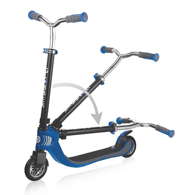 Xe trượt scooter Globber Flow Foldable 125 - Đen/Xanh dương