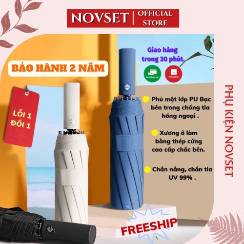 Ô Dù Tự Động Thông Minh 10 Nan Cao Cấp, Dù Che Mưa Nắng Chống nước cao cấp chắc chắn [ Bảo Hành 2 năm ]