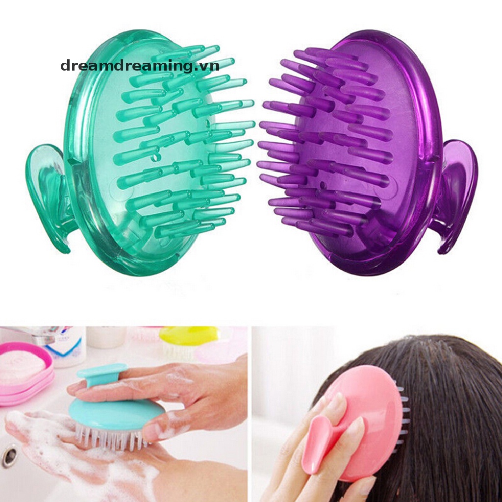 Lược Silicone Mát Xa Da Đầu Tiện Dụng Khi Tắm