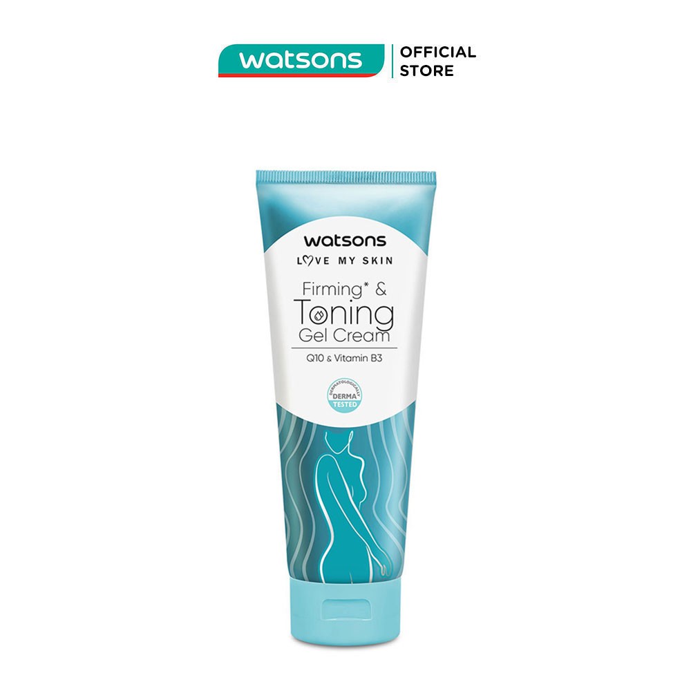 Kem Tan Mỡ Watsons Firming &amp; Toning Gel Cream Giúp Làm Săn Chắc &amp; Trắng Da 200ml