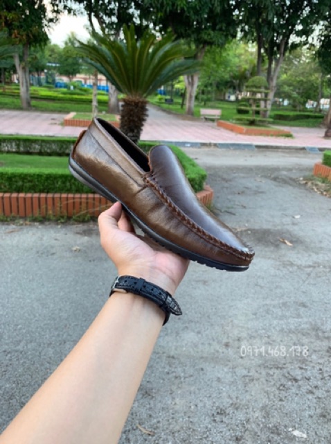 Giày Lười Nam Da Bò ♦️ Giày Mọi Nam Da Bò
