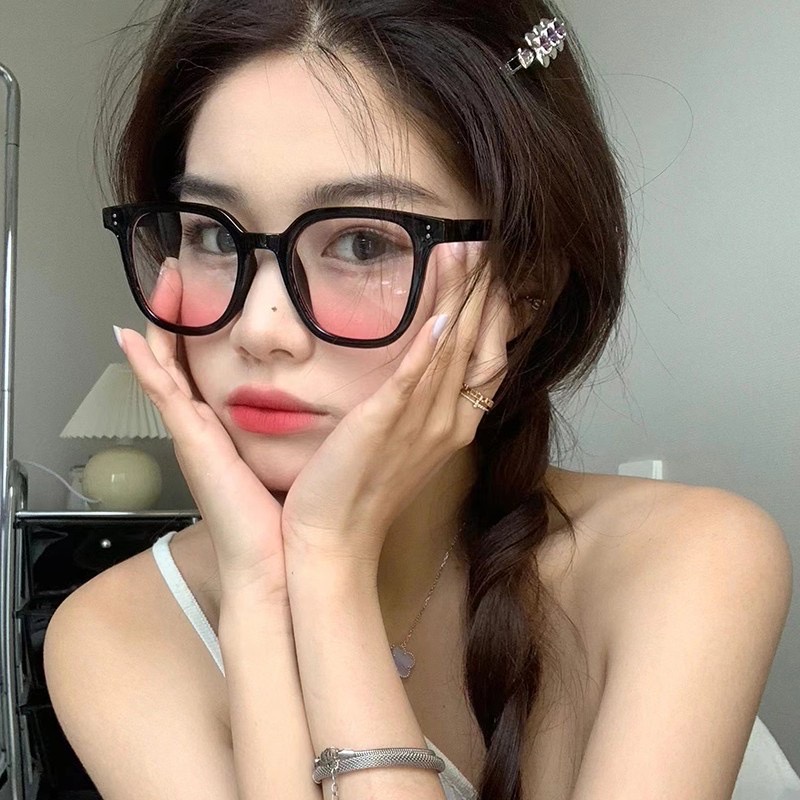 Kính mát chống bức xạ ánh sáng xanh cho nam nữ màu hồng NPPK023