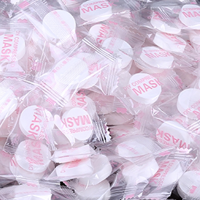 500 Mặt Nạ Dạng Nén Chất Liệu Cotton Dùng Một Lần