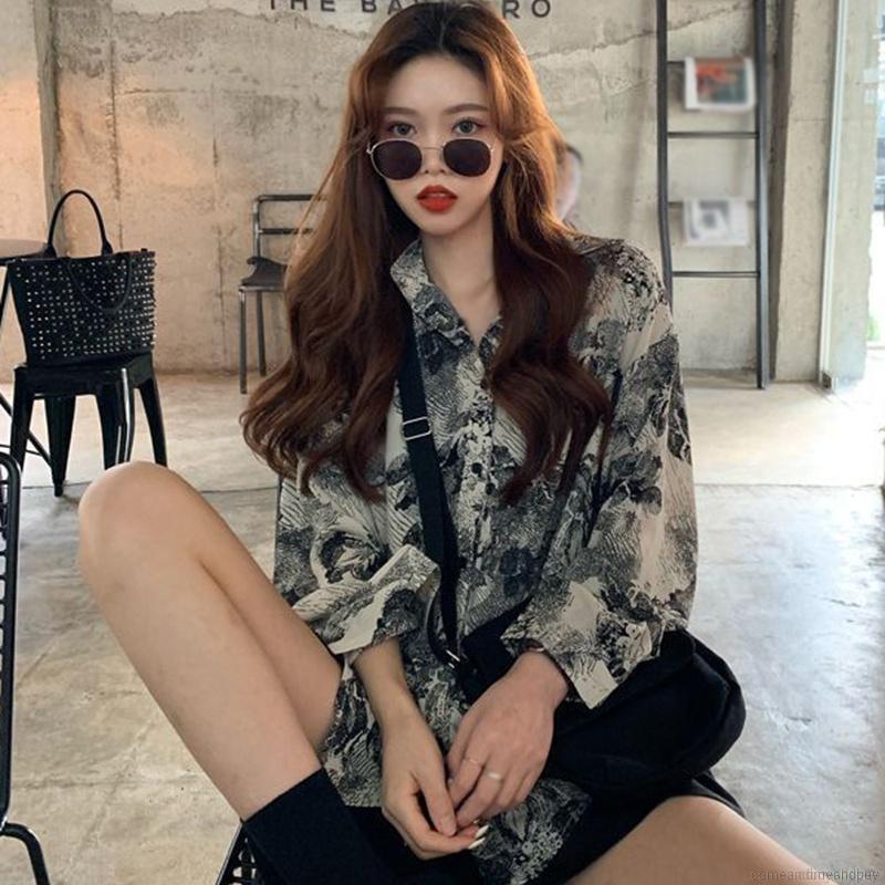 New Korean Retro BF Wind Loose Casual Long Sleeve Shirt | BigBuy360 - bigbuy360.vn