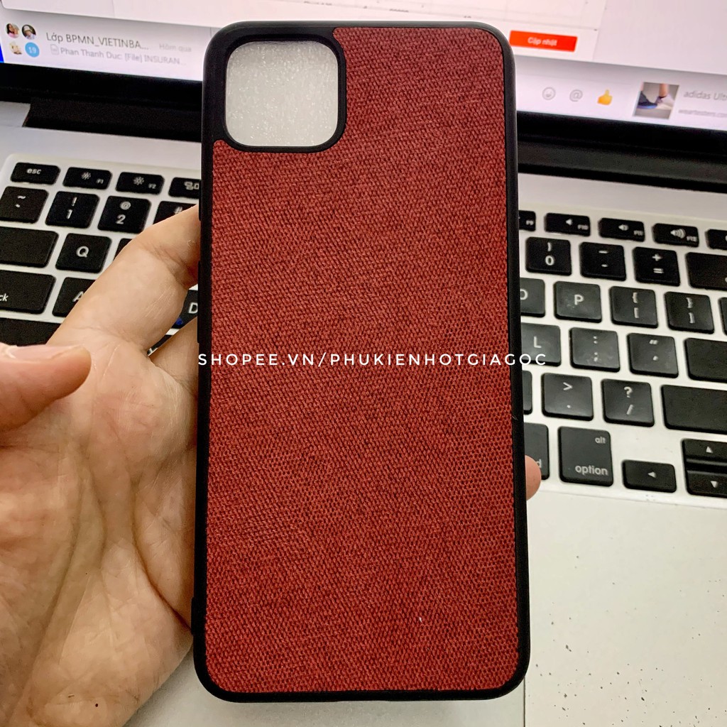 Ốp bảo vệ lưng vải fabric cho Google Pixel 5 / Pixel 4a / 4a 5g / Pixel 4 XL / 4 / Pixel 3a XL / 3a  - Fabric case