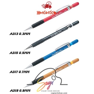 [SUGI ART SHOP] BÚT CHÌ KIM KỸ THUẬT PENTEL GRIP A313/A315/A317/A319