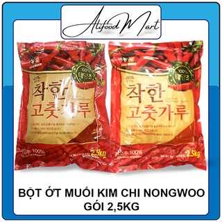 Bột ớt Muối kim chi Nongwoo Chackhan Hàn quốc Gói 2,5kg