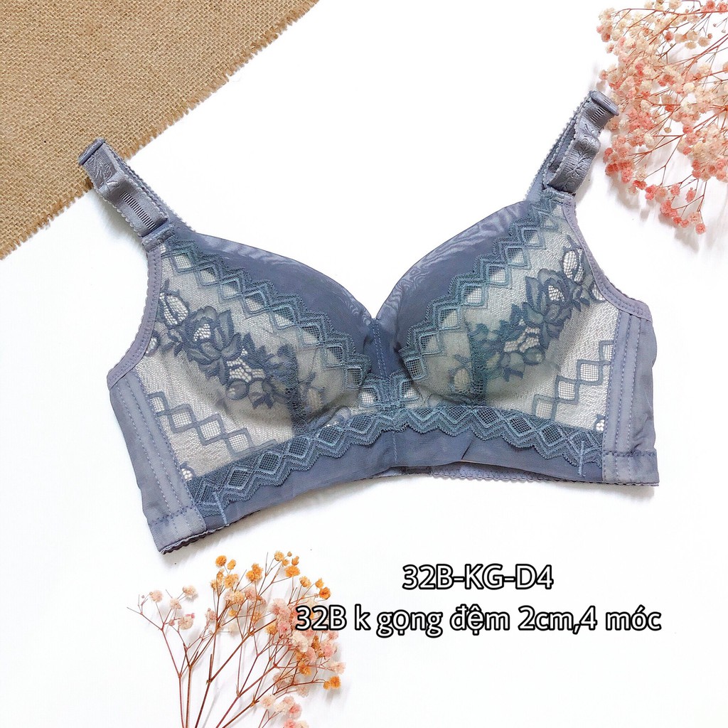 Tổng hợp áo lót nữ ren su có gọng đệm 1-3cm định hình nâng đẩy ngực chống sa trễ