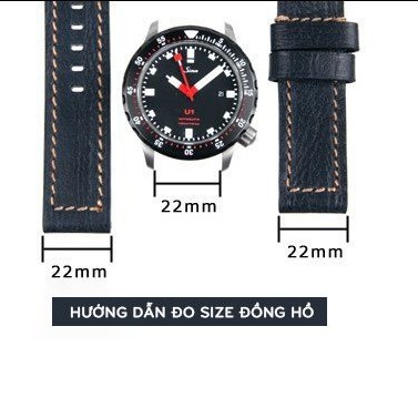 [Free Ship] Dây Đồng Hồ Da Khóa Bướm,Dây Da Đồng Hồ Thời Trang Apple Watch 14mm,16mm,18mm,20mm,22mm,24mm, mã VG103732.