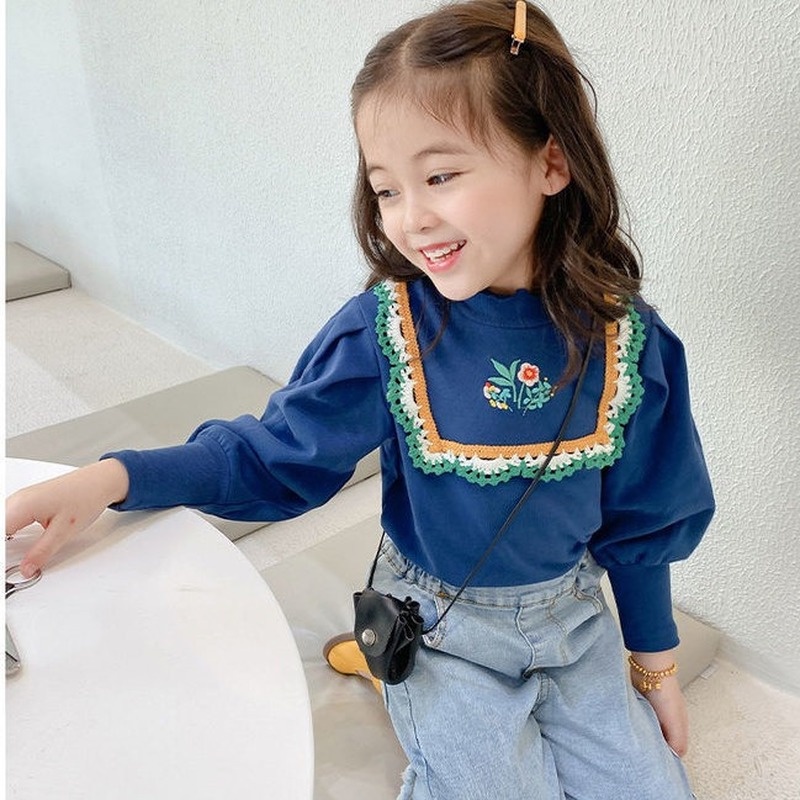 Áo thun tay dài thời trang cho bé gái