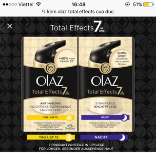 Kem đêm Olaz Total Effects 7in one bán lẻ