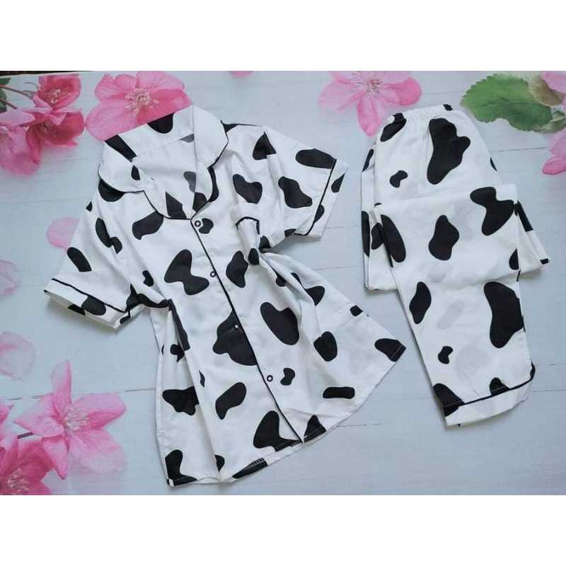 Bộ pizama áo cộc quần dài